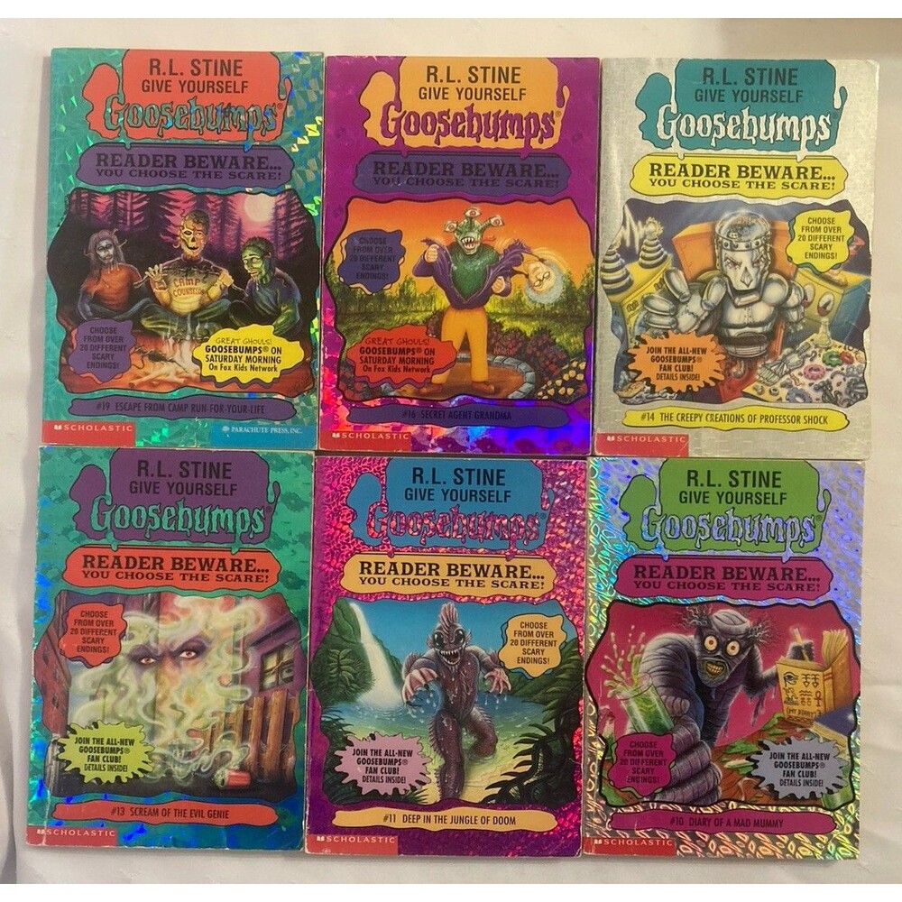 Lot of 11 Give Yourself Goosebumps R.L. Stine Scholastic Books